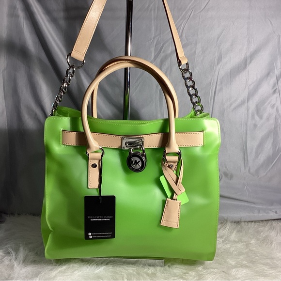 Super Rare Michael Kors PVC Hamilton Handle Shoulder Bag EUC - Picture 6 of 12